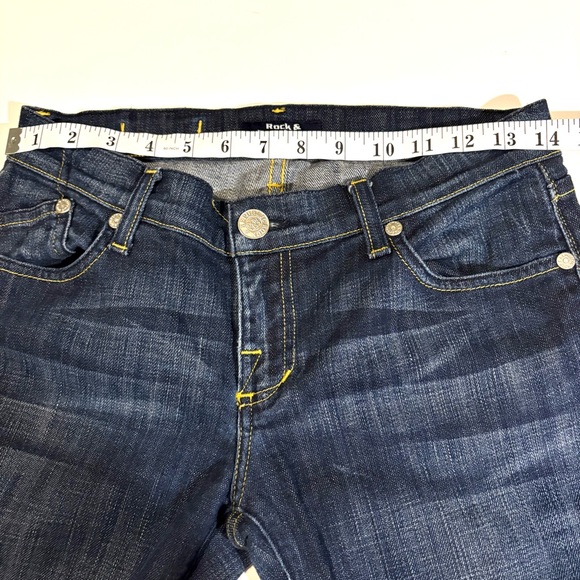 Rock & Republic Dark Blue Boot Cut Jeans, women’s Sz 28 - Picture 12 of 14
